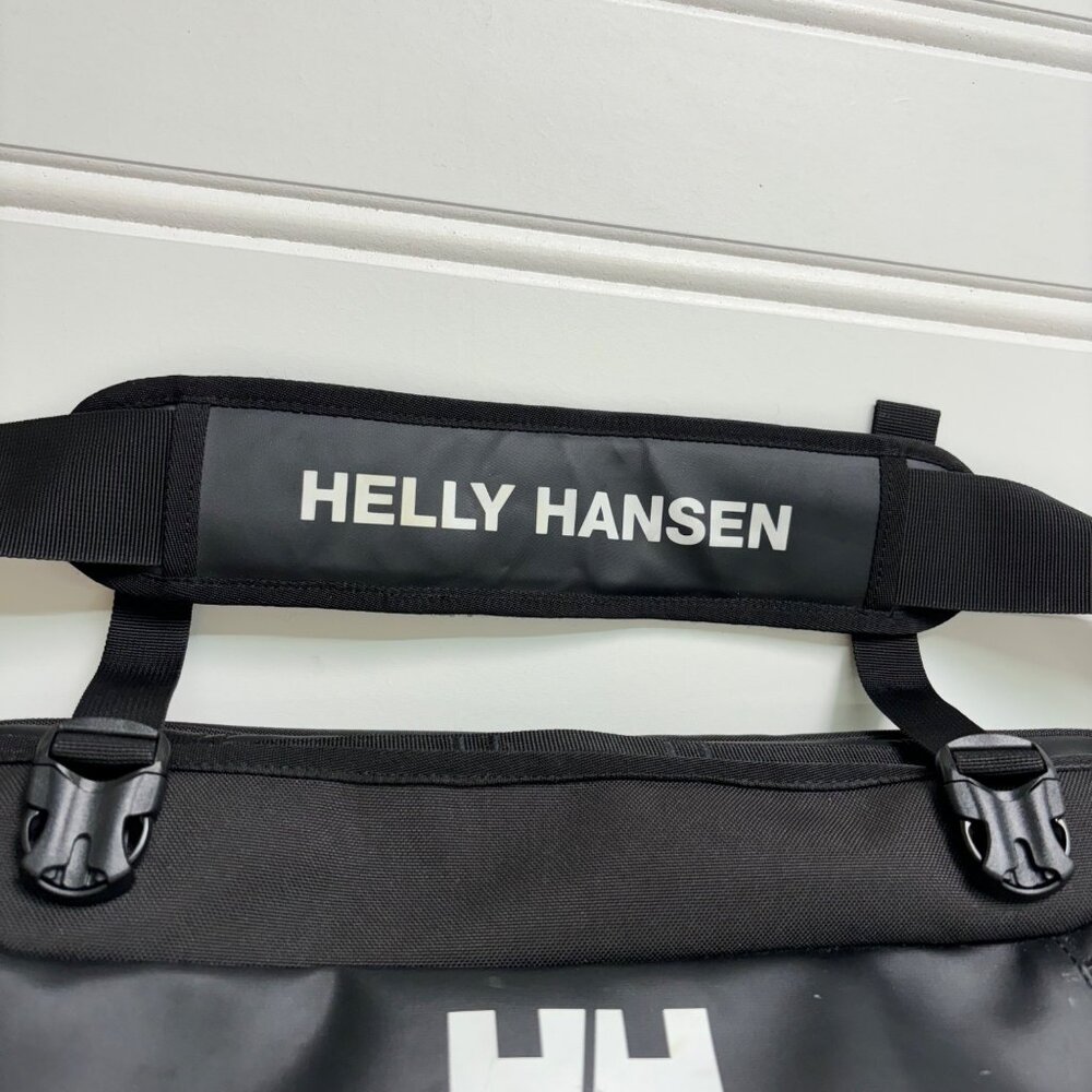 Helly Hansen Black Messenger Bag Adjustable Shoulder Strap Broken Back Zipper - Picture 2 of 16